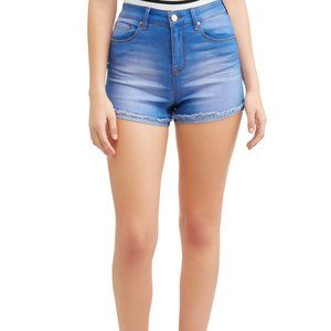 Stretch cut off denim short